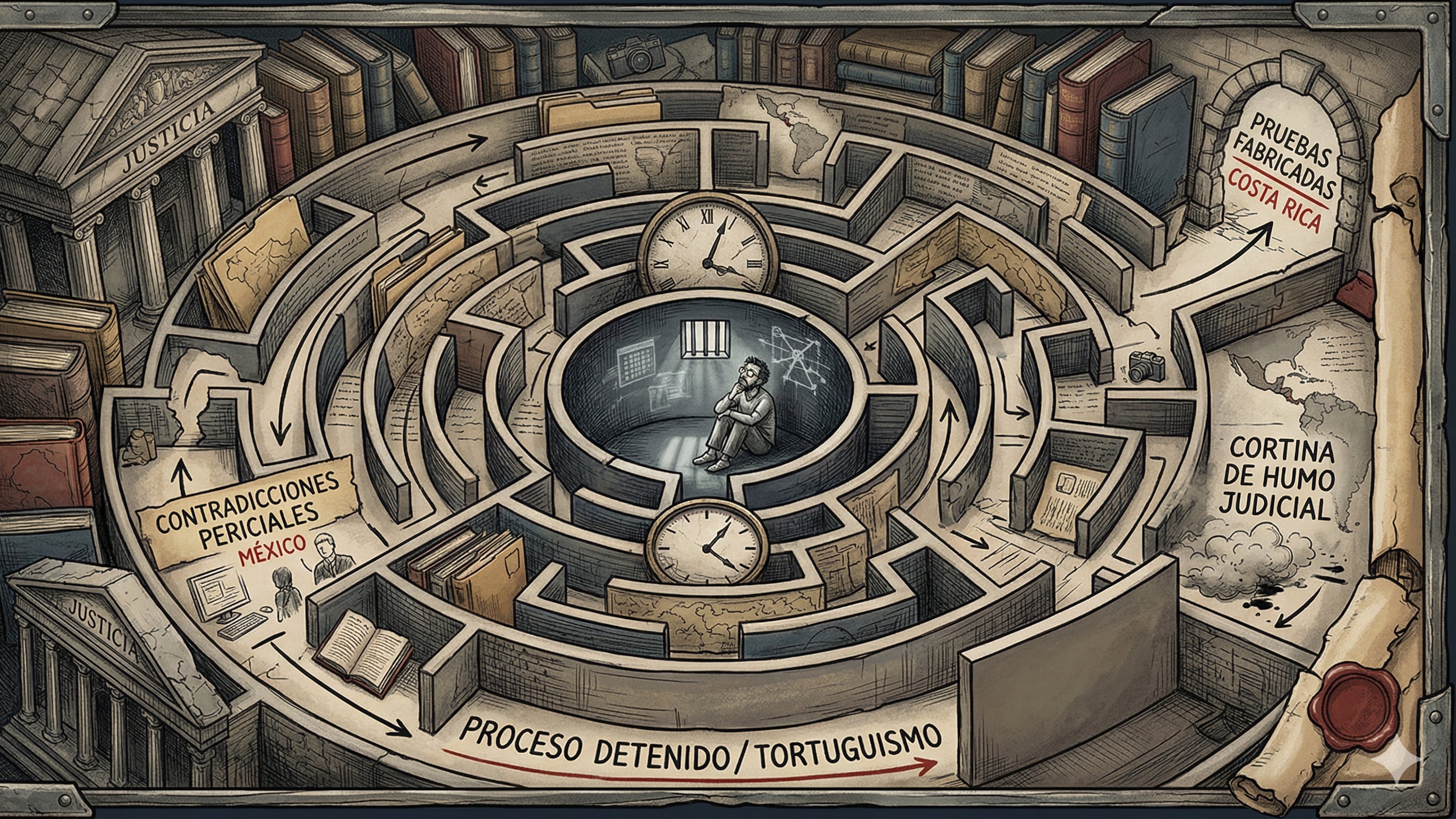 Julio Marcio “N” permanece en el Reclusorio Norte desde 2017 sin sentencia firme, en un caso que evidencia las fallas del sistema de justicia penal en México.