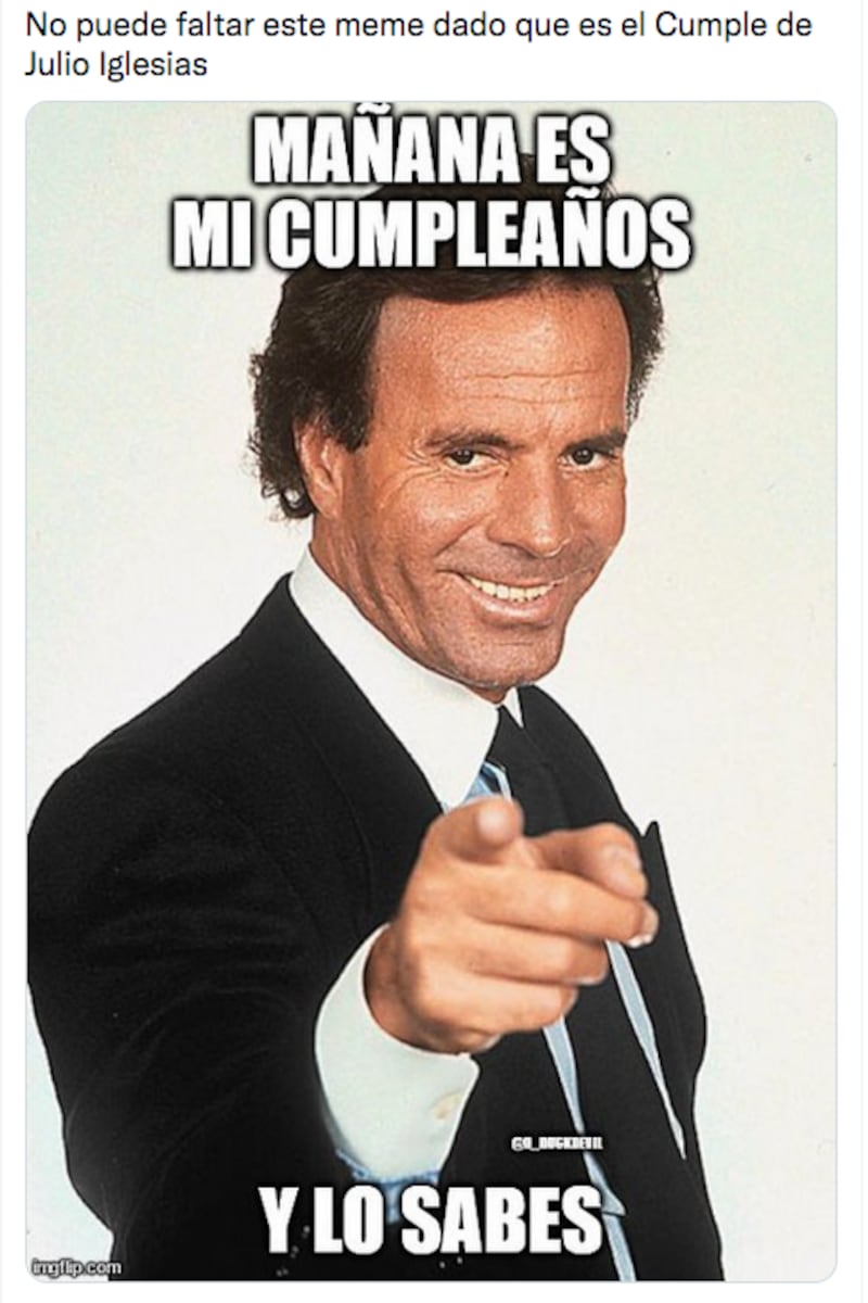 El cantante español celebra un año más de vida y las redes sociales lo celebran de una manera especial.