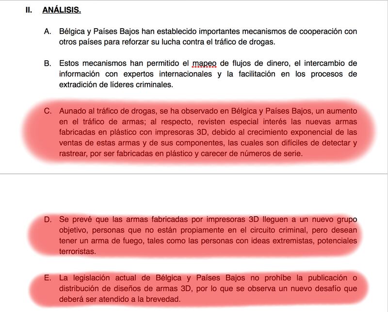 Venta de armas impresas en 3D preocupa Sedena por crimen organizado