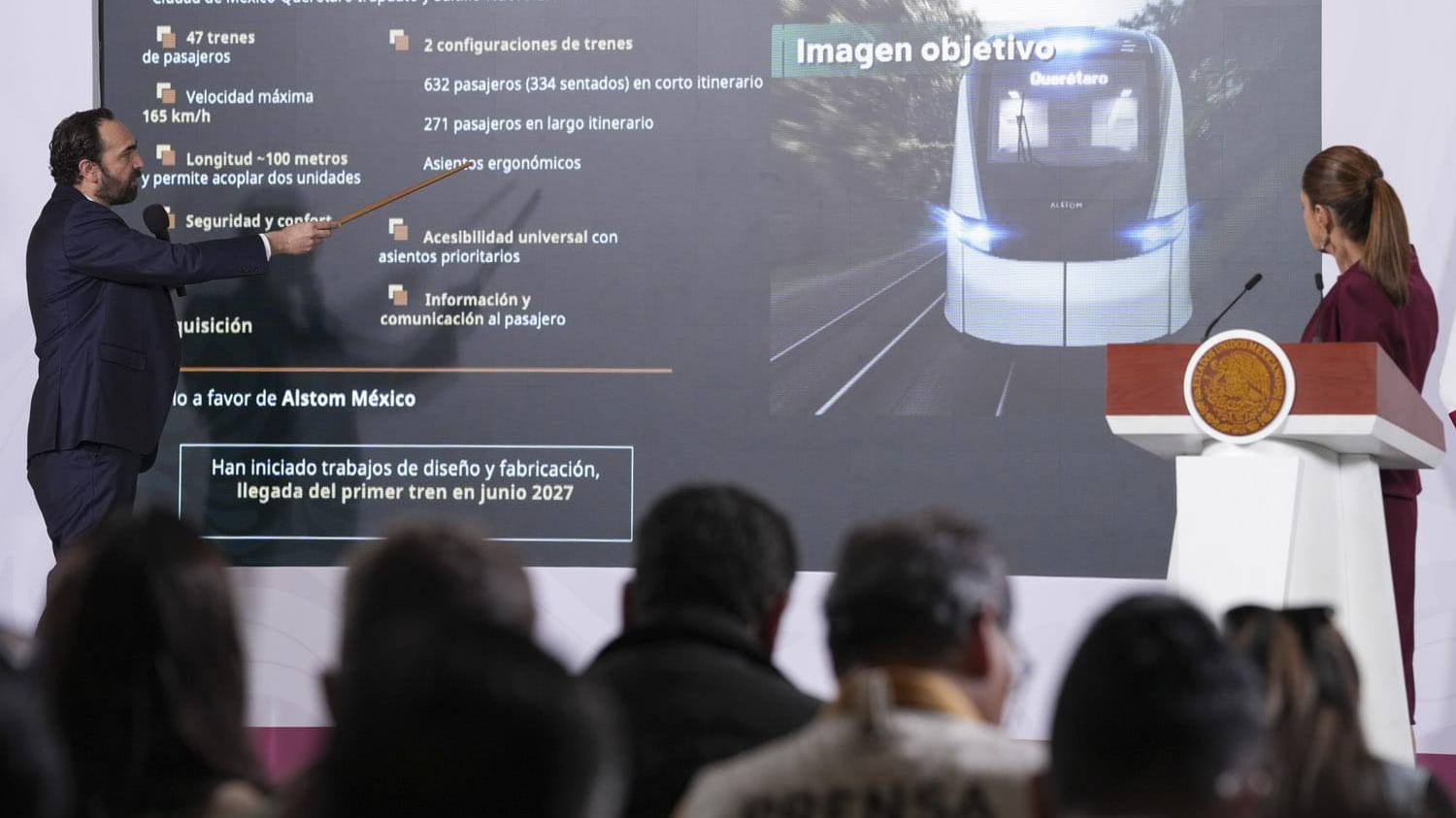 Tren Querétaro-SLP costaría 77 mil mdp