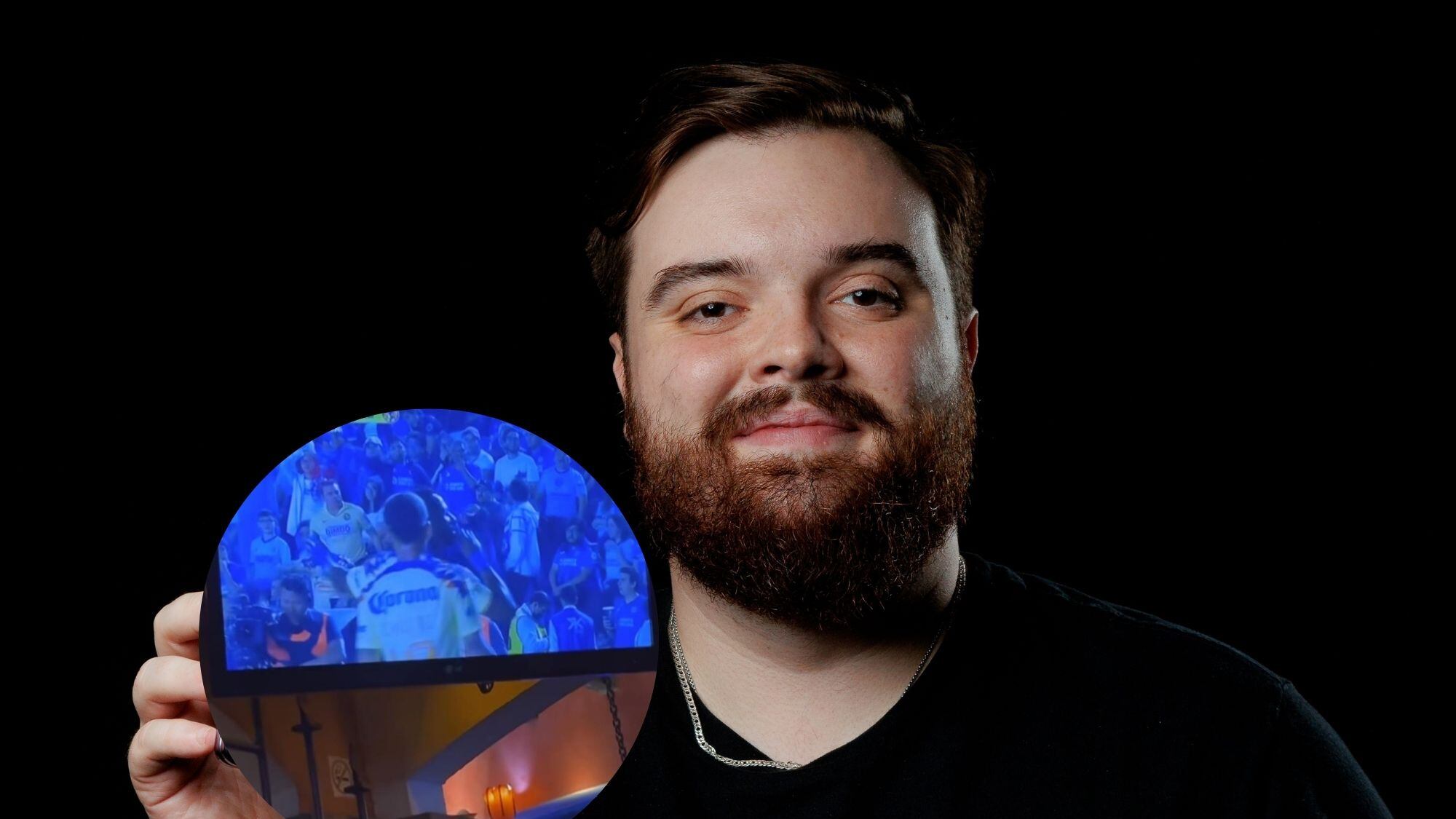 Ibai Llanos ve la final entre Cruz Azul y América