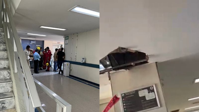 Elevador del IMSS queda atorado en hospital de Guadalajara, Jalisco