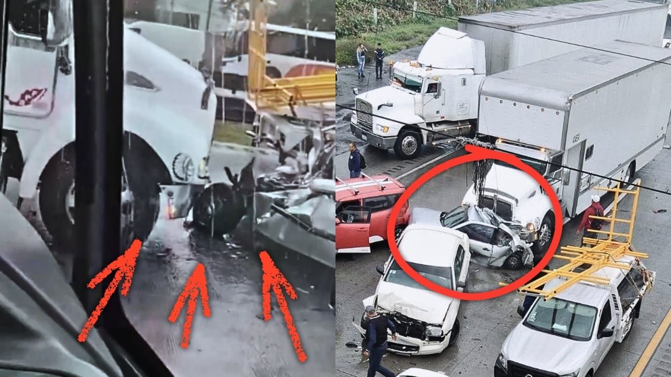 Accidente en la autopista México-Querétaro