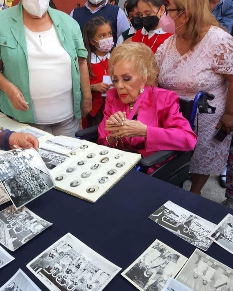 La primera actriz mexicana disfruta cada homenaje que recibe a sus 91 años.