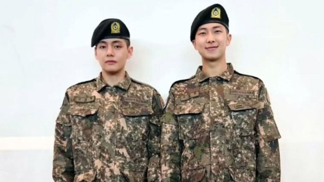 Taehyung y Namjoon de BTS