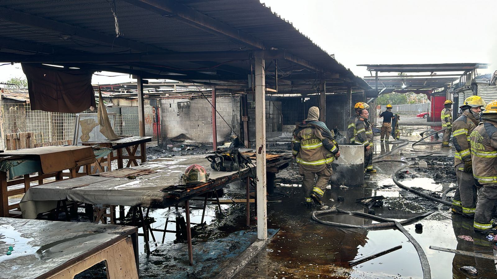 El incendio se inició la madrugada de este lunes.