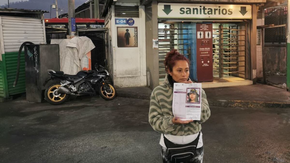 María Angela desapreció en inmediaciones de Indios Verdes.