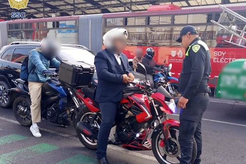 ¡Ni un metro más! Más de 20 motos al corralón por invadir ciclovías en la CDMX
