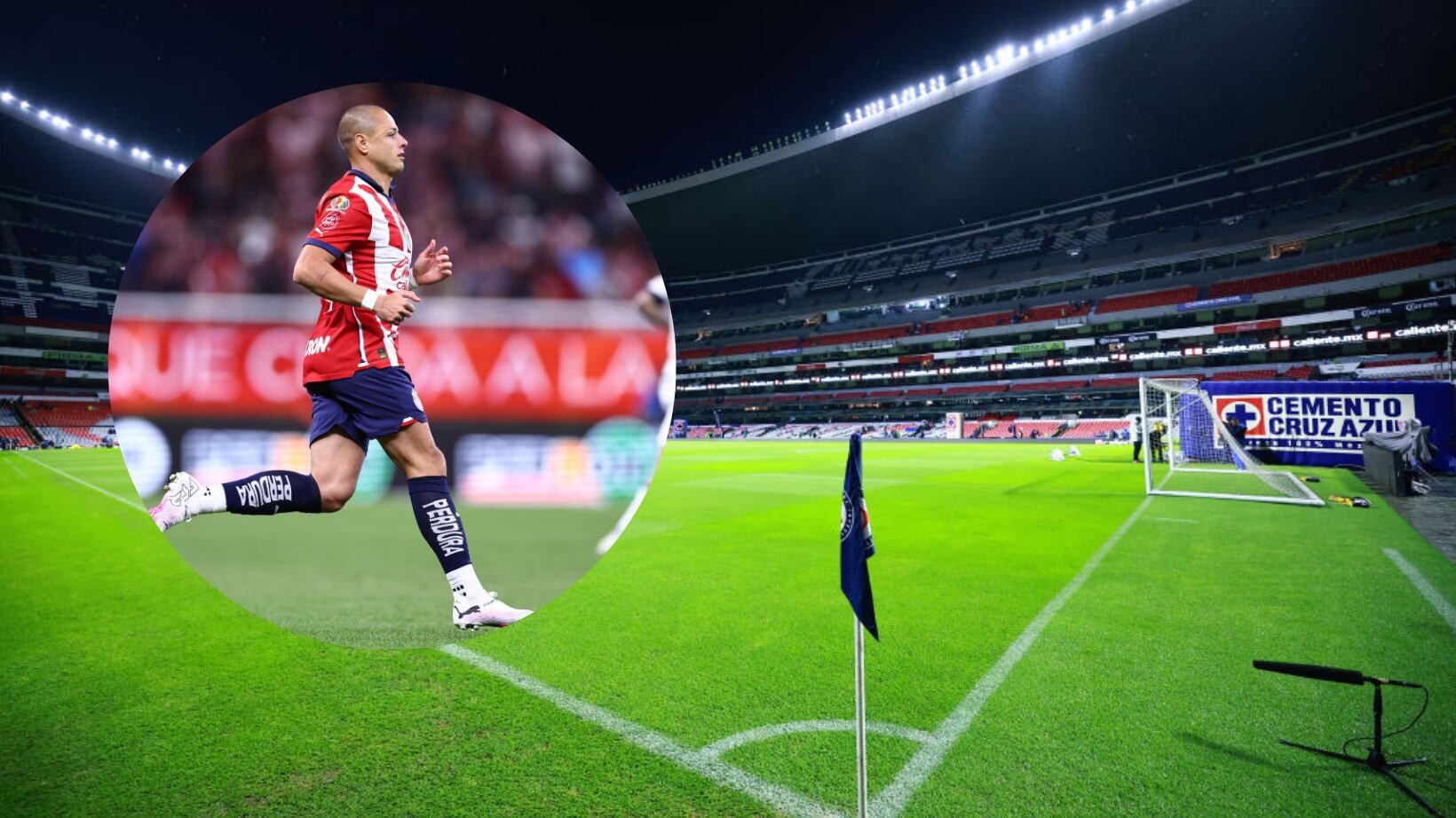 Chicharito Hernández nunca ha marcado gol en el Azteca en Liga MX.