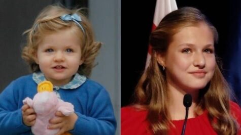 La princesa Leonor ya no es una niña, pues conserva su rostro angelical pero ya de una forma madura a su edad.