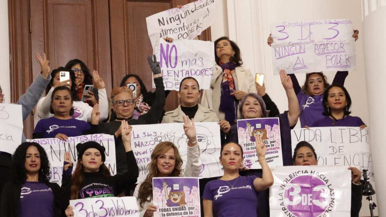 Diputados locales aprueban Ley 3 de 3 contra la violencia.