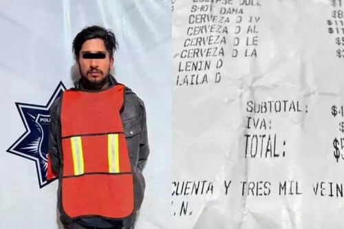 ¡Con las manos en la masa! Mesero de table en Ciudad Juárez altera cuenta y exige más de 53 mil pesos a cliente