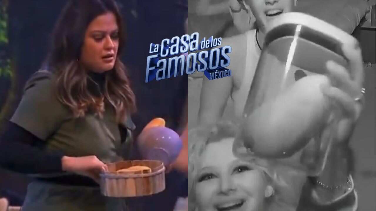 Gala Montes ayudó a Briggitte a recuperar el mango que le había quitado.