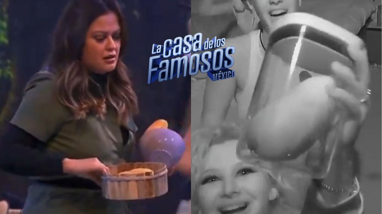 Gala Montes ayudó a Briggitte a recuperar el mango que le había quitado.