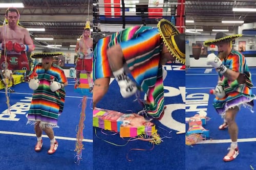 ¿Y eso? Jake Paul hace escandalosa burla al Canelo y Chávez Jr usándolos como piñata