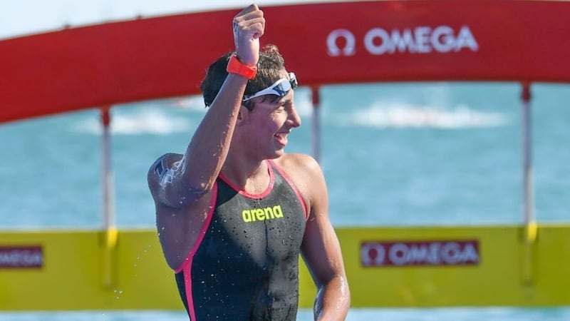 ¡Tsunami mexicano! Paulo Strehlke hace historia en la Copa del Mundo de Aguas Abiertas