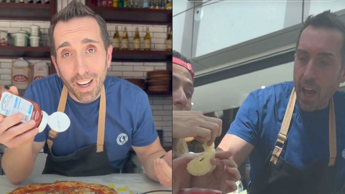 Chef taliano ‘se indigna’ con mexicanos por ponerle piña y catsup a la pizza