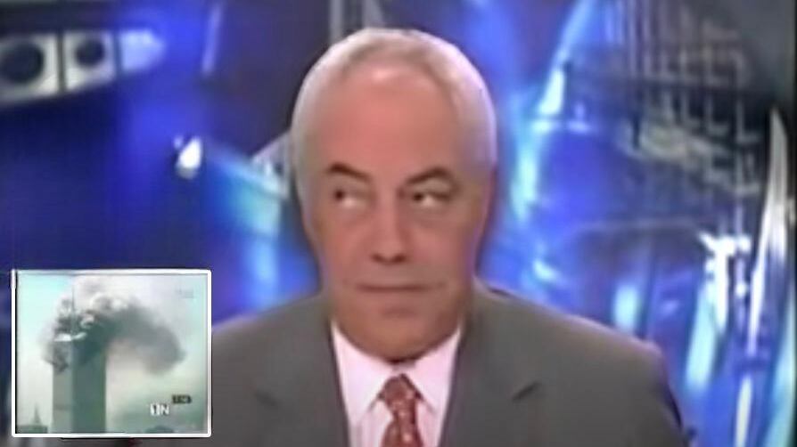 En el noticiero 1:N, Jorge Berry y Lourdes Ramos entrevistaban al entonces canciller Adolfo Aguilar Zinser el 11S.