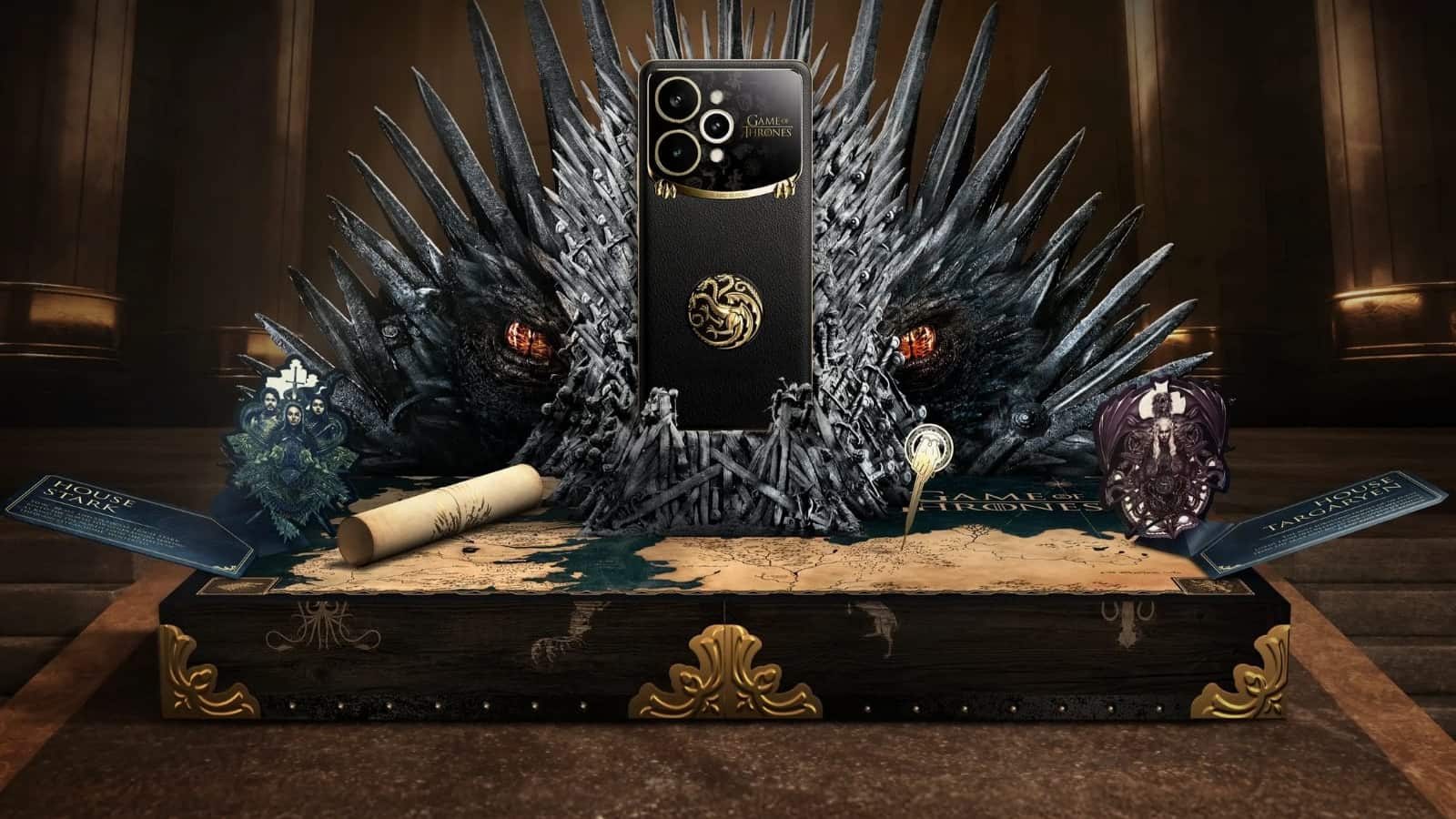 Con diseño negro y dorado, detalles Targaryen y tecnología que cambia de color con el calor, el nuevo realme 15 Pro une innovación y fantasía en una edición limitada