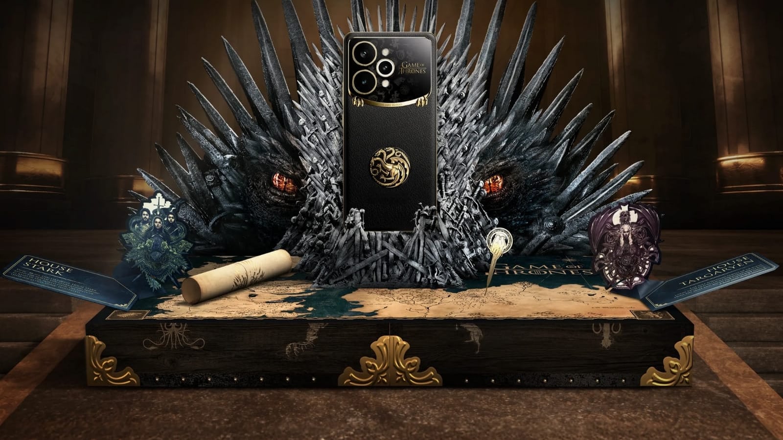 Con diseño negro y dorado, detalles Targaryen y tecnología que cambia de color con el calor, el nuevo realme 15 Pro une innovación y fantasía en una edición limitada