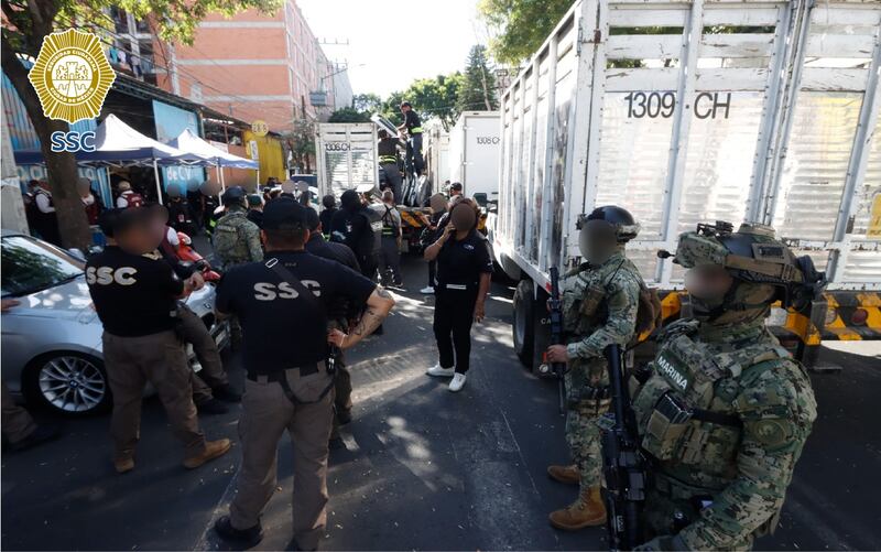 231 detenidos por robo y venta de autopartes en la CDMX