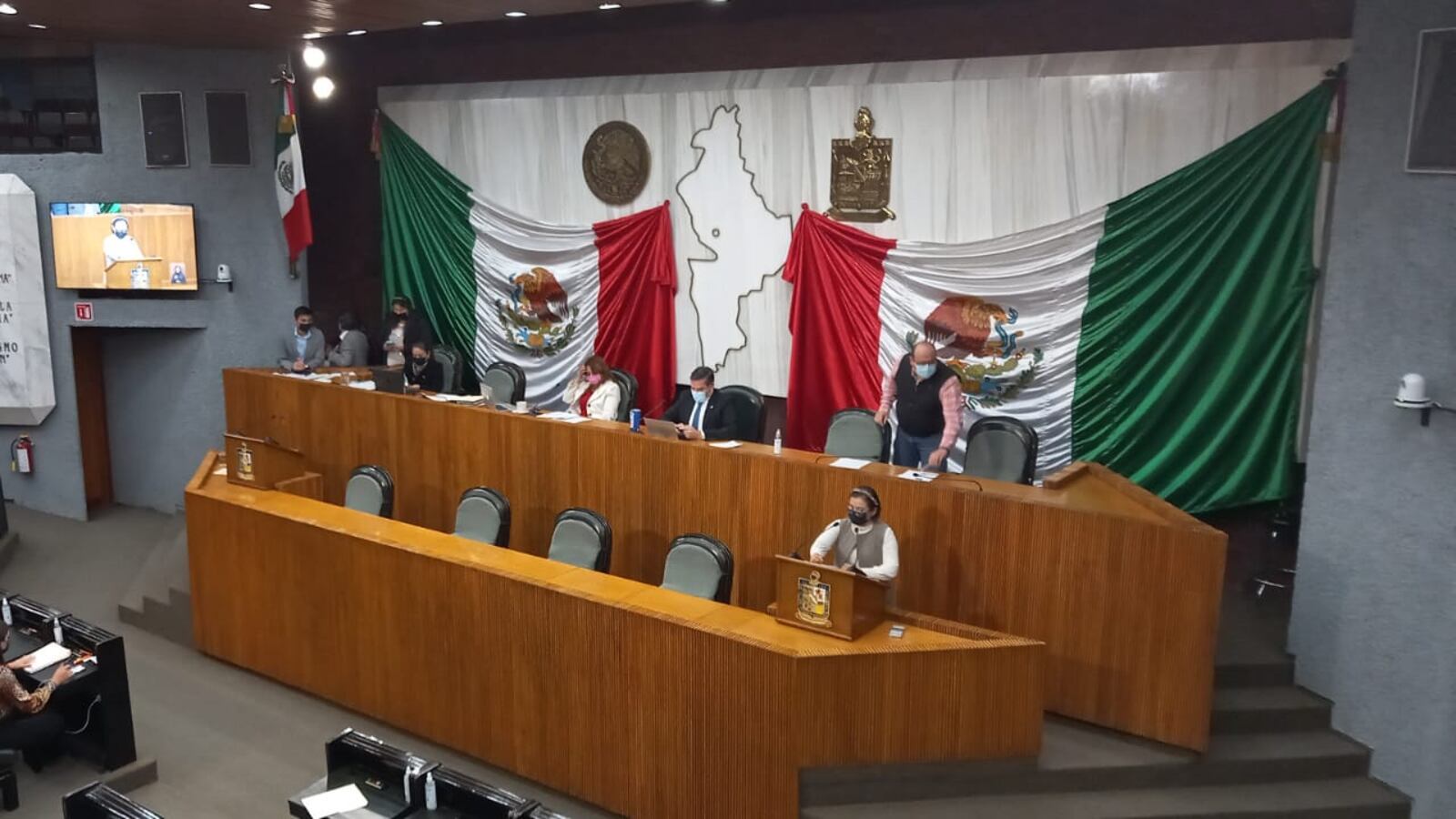 Este jueves continuaba en el Legislativo el debate sobre el Presupuesto Público.