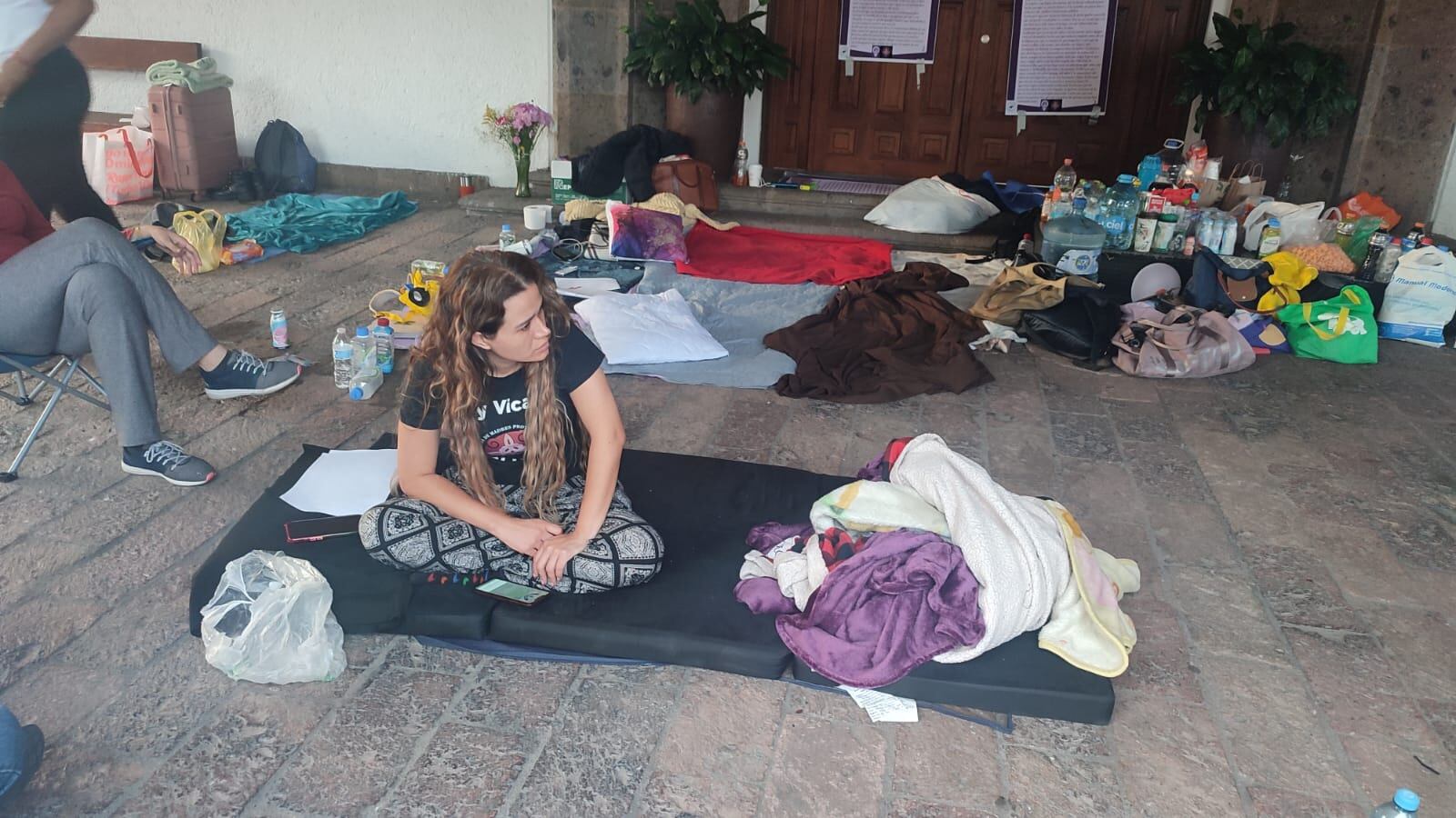 Blanca tuvo que ser revisad de su salud varias veces al sufrir descompensaciones por el ayuno.