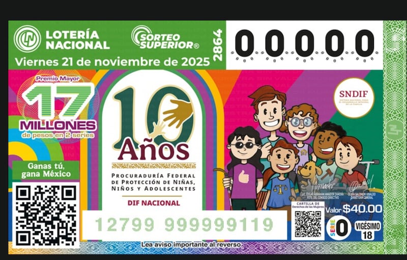 Lotenal cachito 10 años del SNDIF