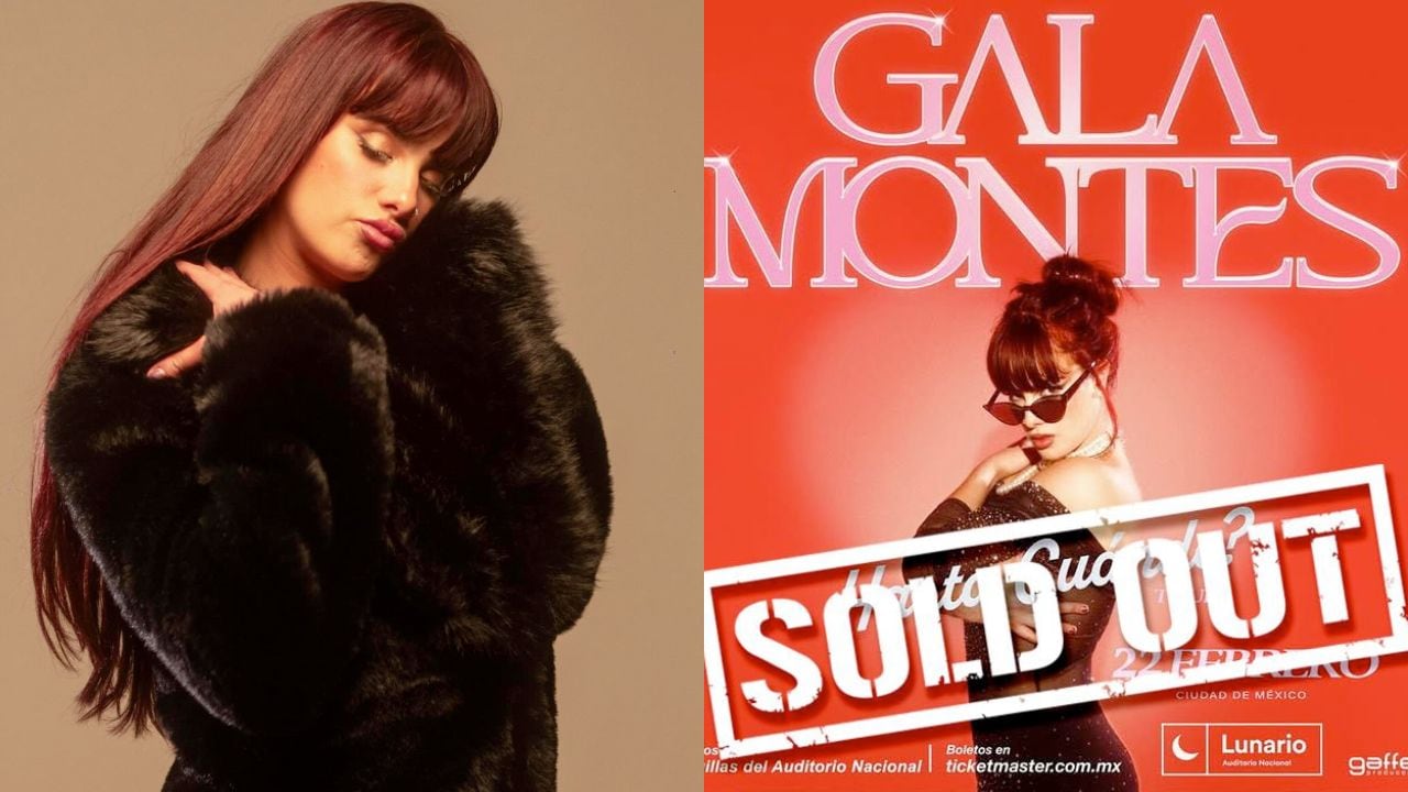 La cantante agotó los boletos de su primera presentación como solista.