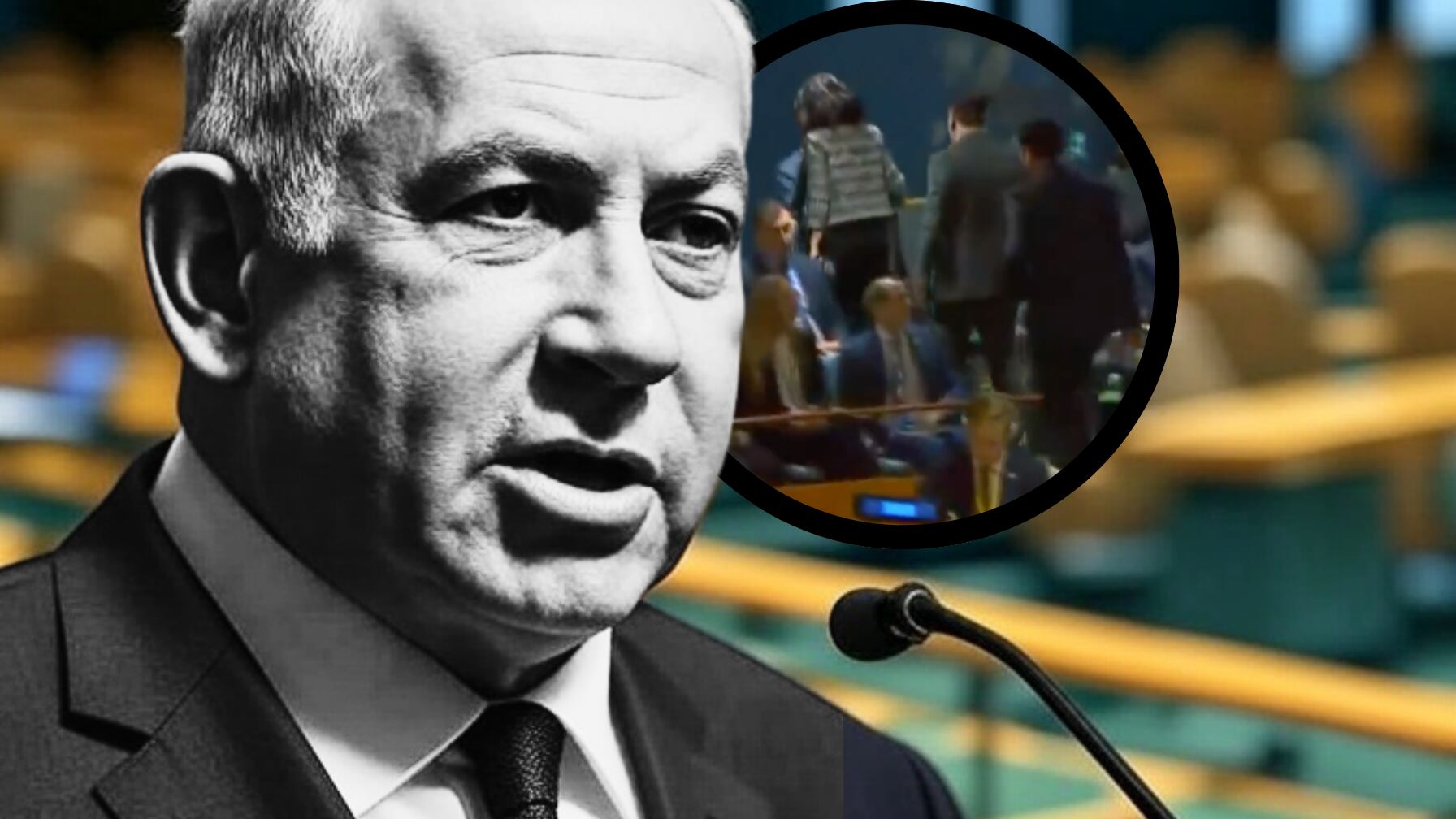 Decenas de países se levantan contra Netanyahu en la Asamblea General de la ONU con un boicot diplomático silencioso.
3. El discurso de Netanyahu.