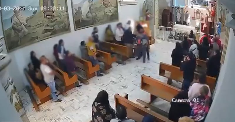 Ataque en Iglesia católica