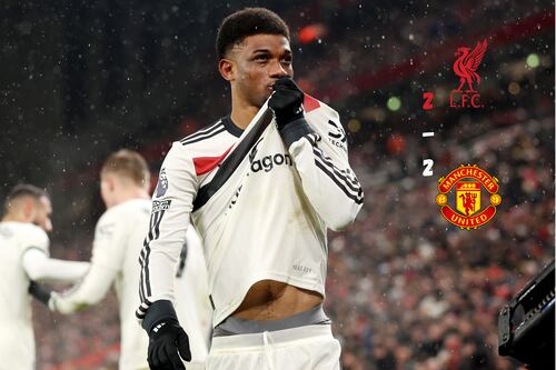 Manchester United le saca el empate al Liverpool en el Clásico de Inglaterra