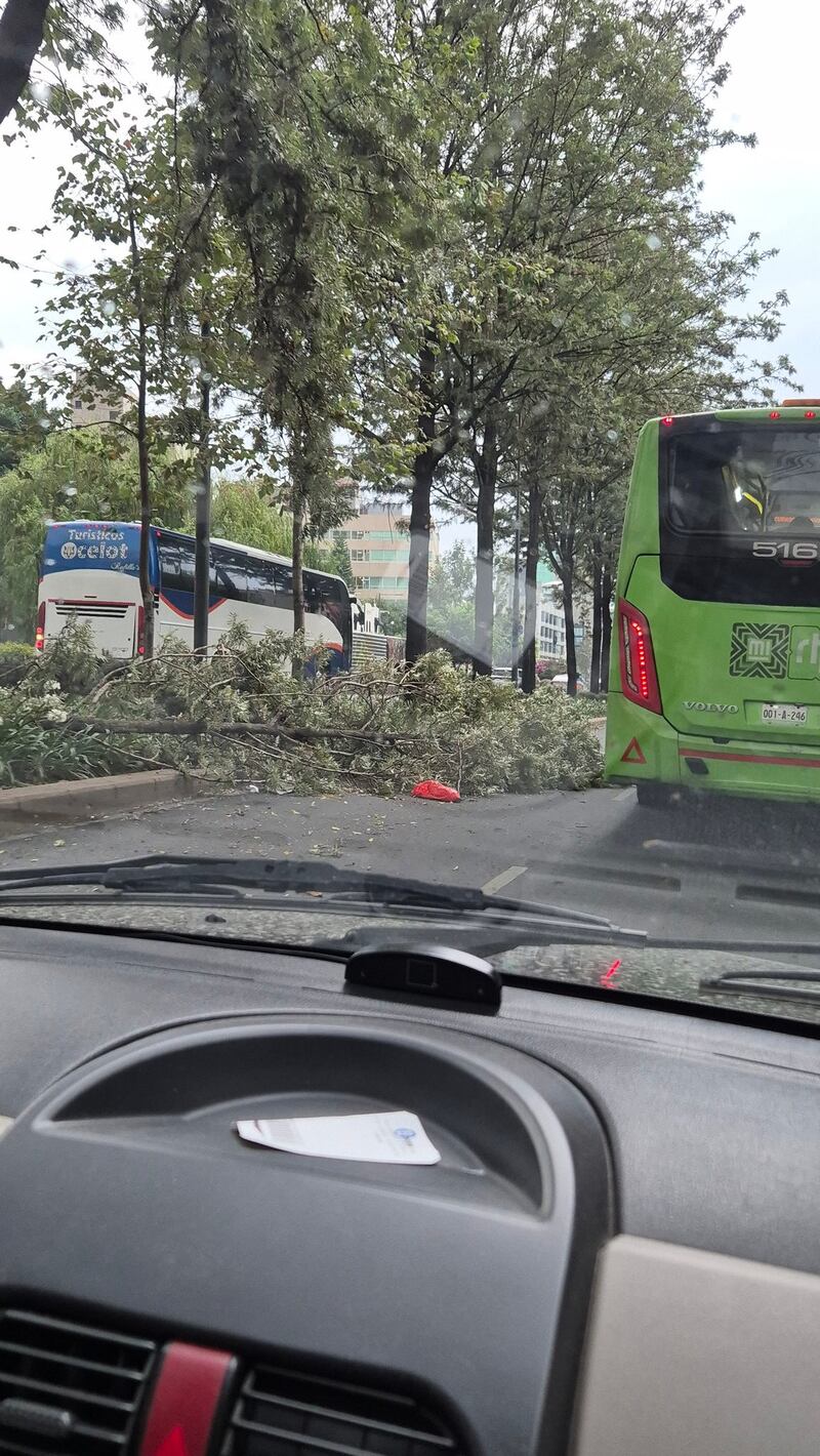 lluvia en la cdmx