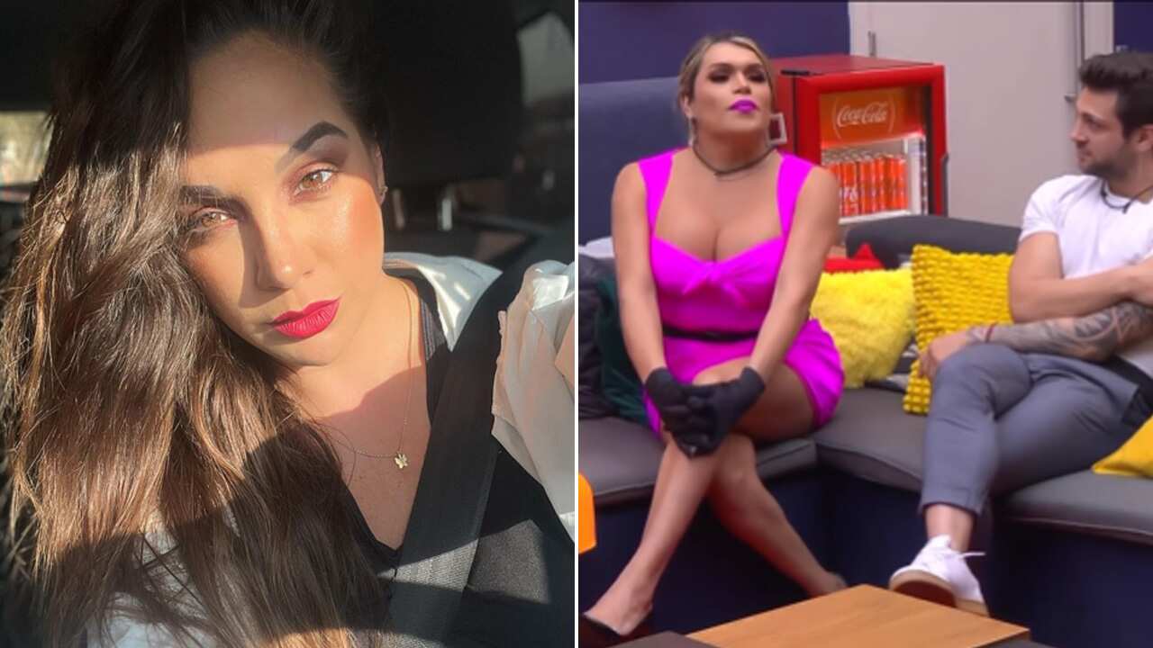 Francesca Lazo y Wendy Guevara con Nicola Porcella en La Casa de los Famosos.