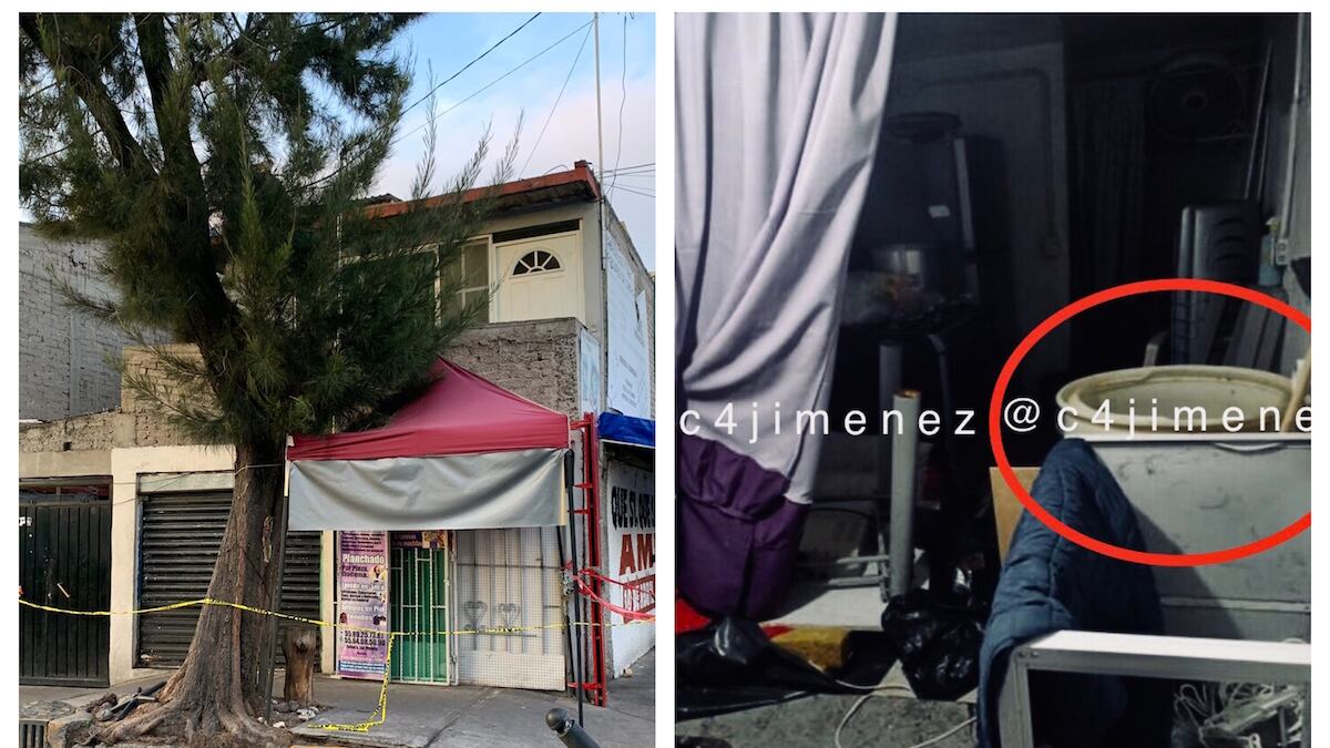 Los restos fueron hallados al interior de un local comercial. (Especial/ Carlos Jiménez)