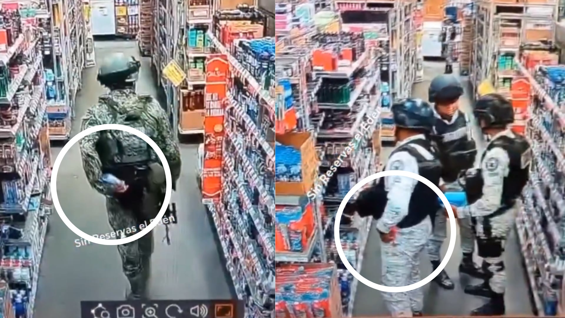 militares roban