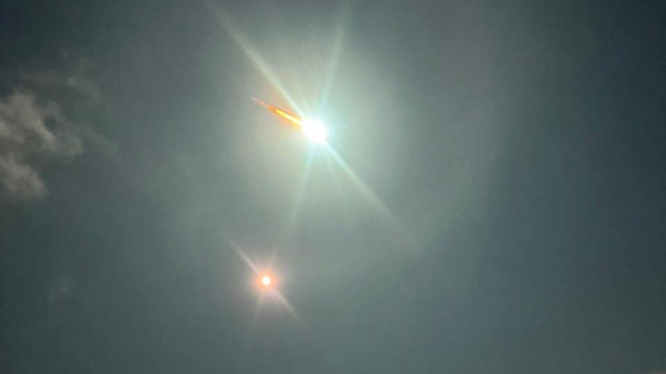 El fenómeno fue visto en Monterrey, Guadalupe, Santiago y otros municipios.