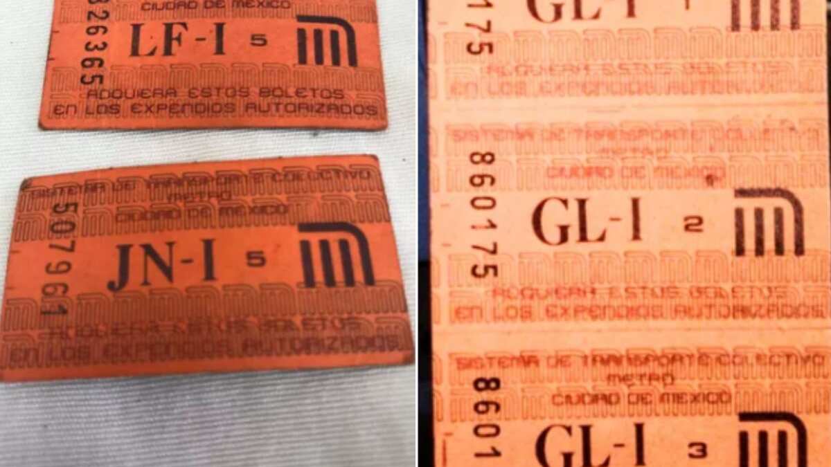 Boleto del Metro de 1969 se vende por casi tres mil pesos en internet