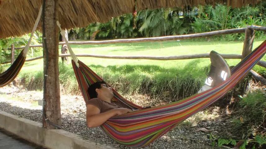 Dormir en hamaca