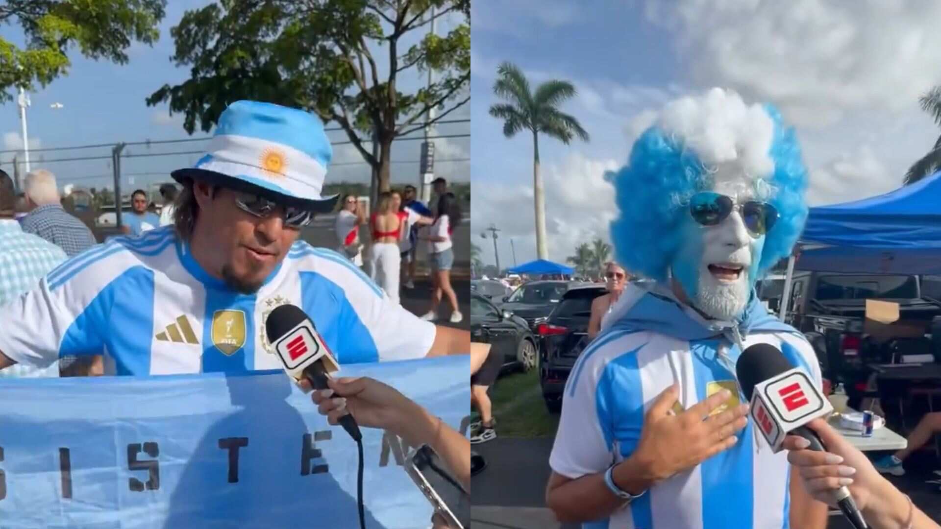 Aficionados argentinos prefieren enfrentar a México en cuartos de final, dicen que la Selección es "malísima". Imagen: @futpicante (captura de pantalla).