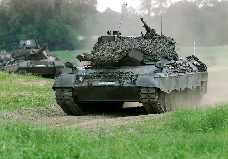 Ucrania recibiría tanques que no se usan desde el 2003 de Alemania