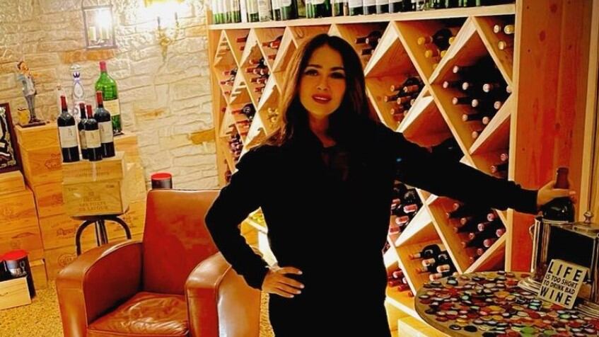 Salma Hayek y su curioso ritual para despedir el año / Instagram