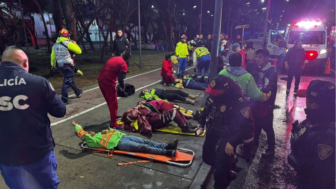 Choque deja al menos 12 heridos en Villa Coapa