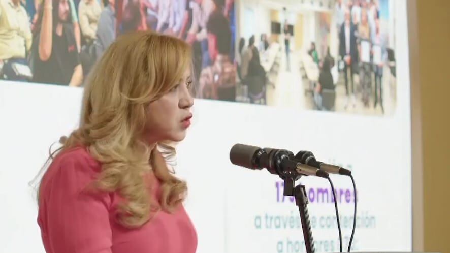 Graciela Buchanan explicó que se ha trabajado en la contención de delitos y está dando resultados.