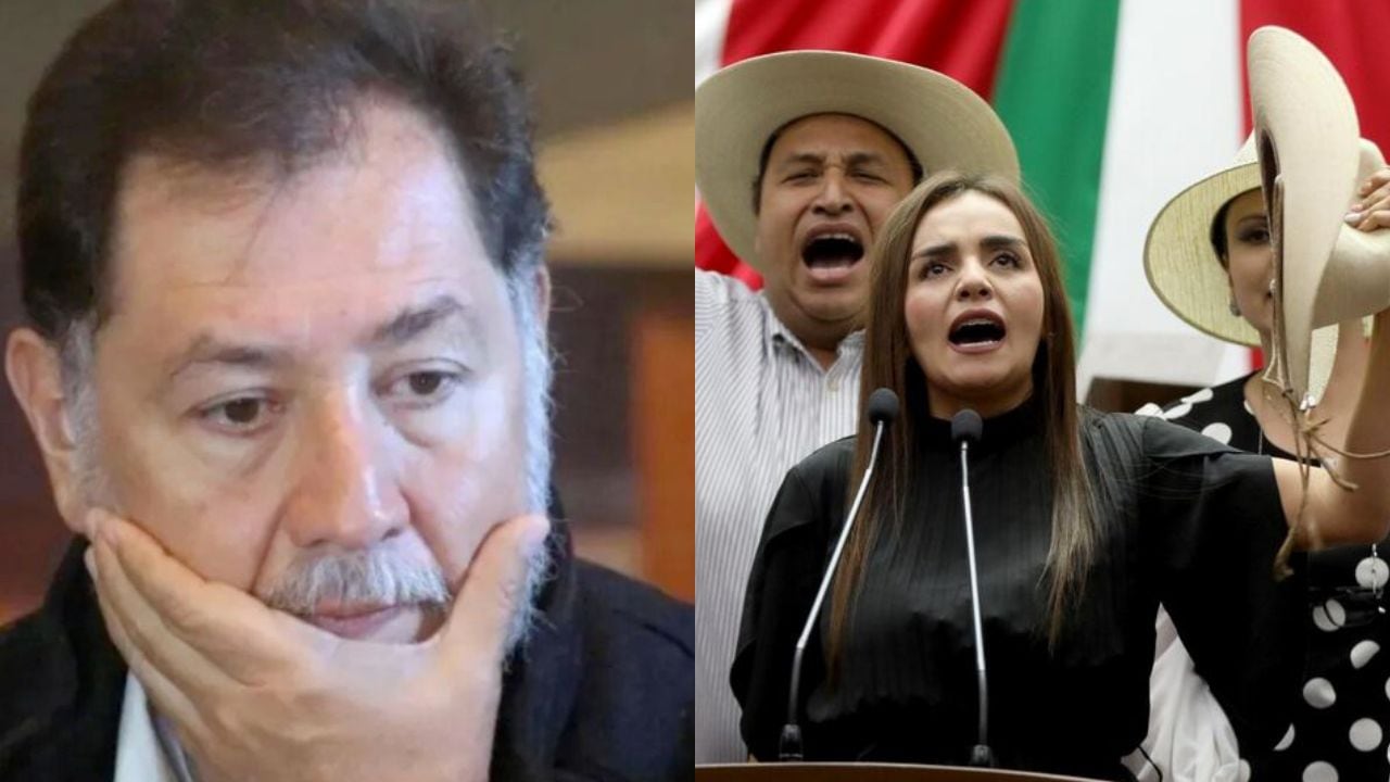Fernández Noroña y Grecia Quiroz