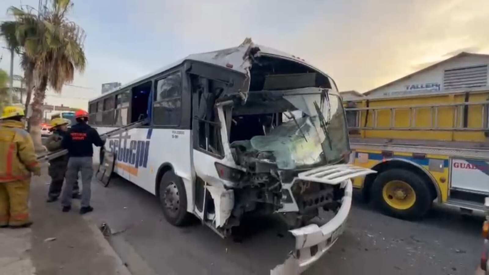 Los daños en la unidad eran cuantiosos.