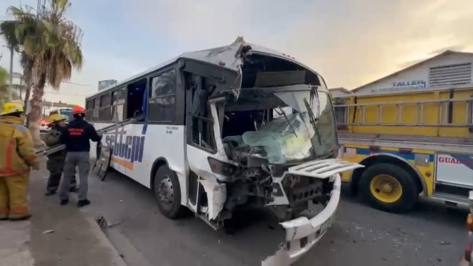 Los daños en la unidad eran cuantiosos.
