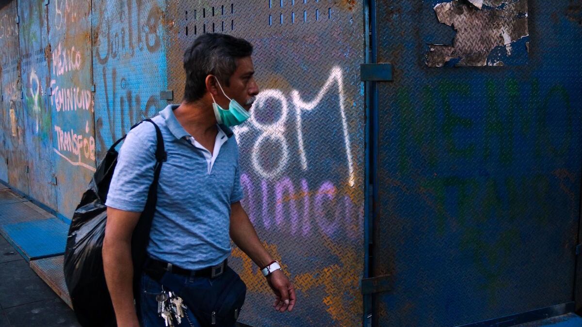 Buscan resguardar los edificios históricos y monumentos por la marcha del 8M. (Cuartoscuro)