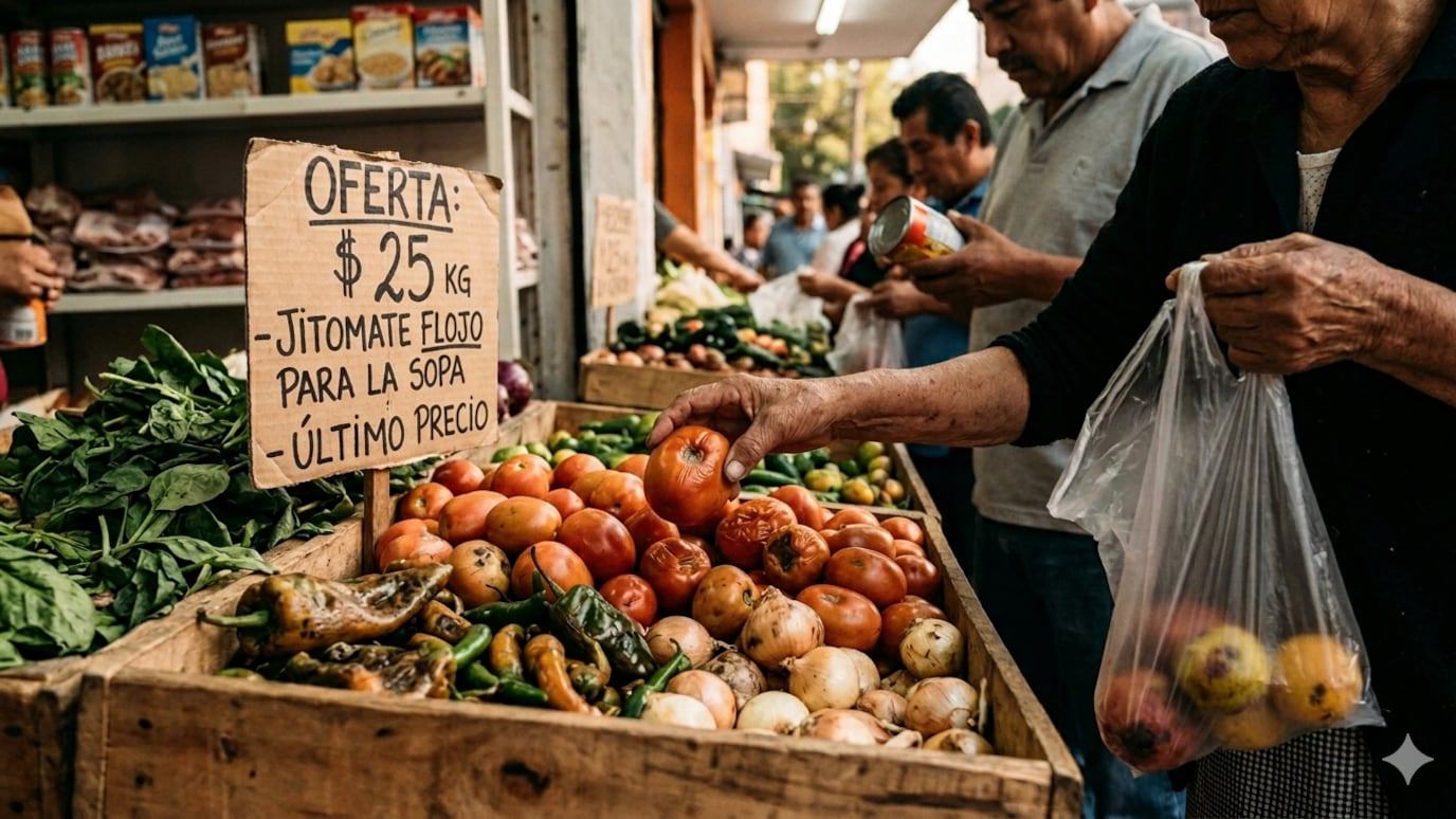 Hasta 70% ya dejó los alimentos frescos y de calidad; otro 10% canceló de plano lo más caro del súper.