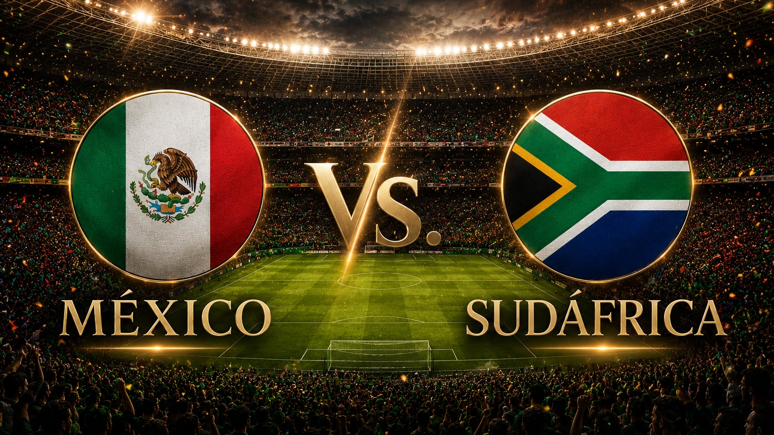 México vs. Sudáfrica.